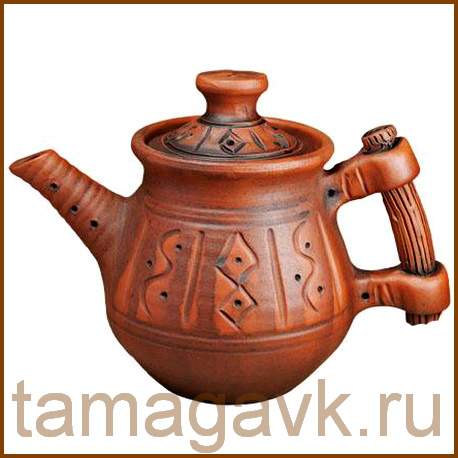 Чайник из глины купить с доставкой по Москве.