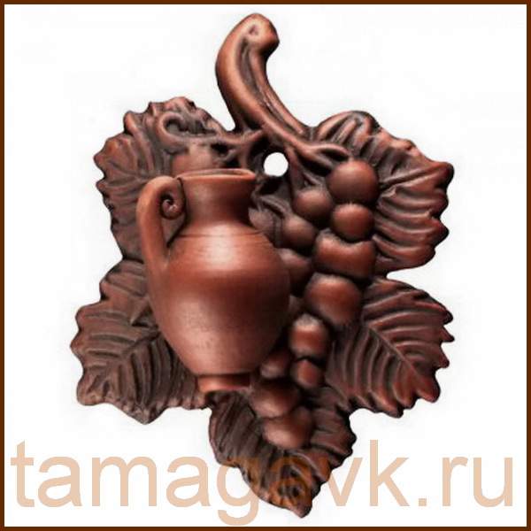Декоративное панно из глины купить в Москве.