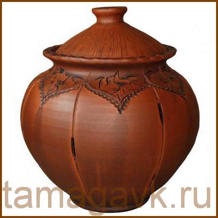 Горшок из глины для лука и чеснока купить в Москве.