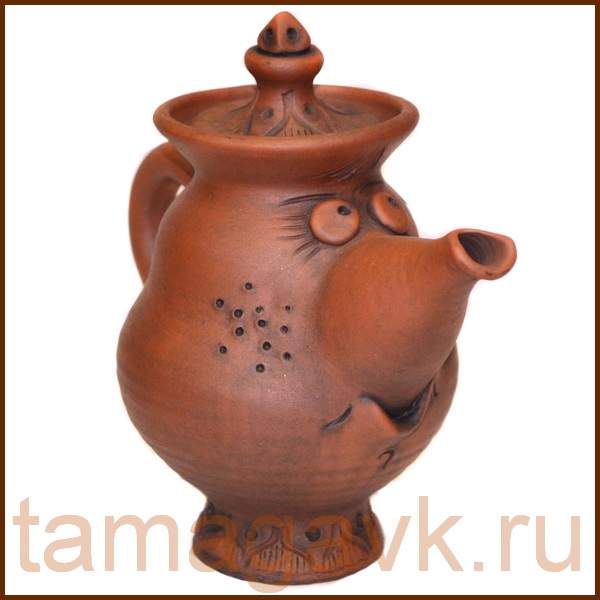 Чайник из глины купить недорого с доставкой по Москве.