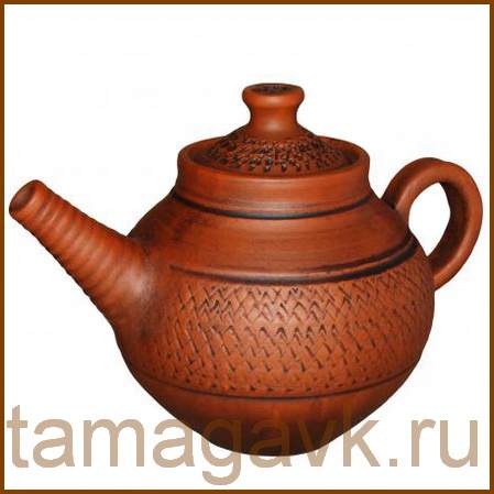 Чайник из глины купить в Москве недорого цена.