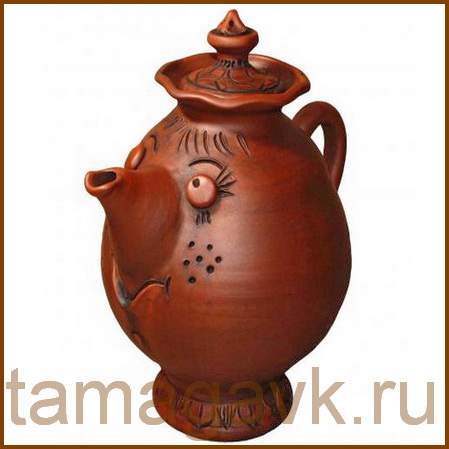 Чайник из глины купить в Москве.