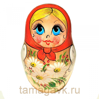 Сувенир из селенита Матрешка купить в Москве недорого.