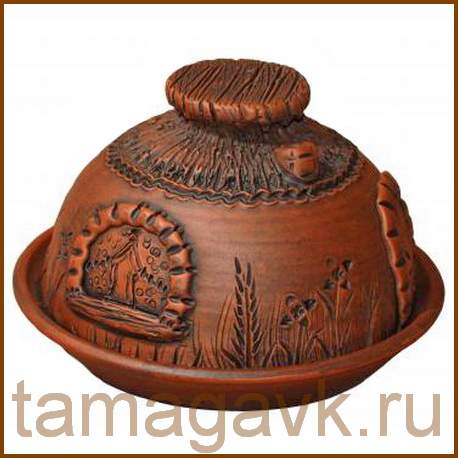 Масленка из глины купить в Москве.